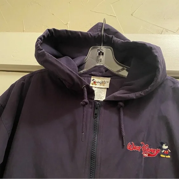 Vintage NWOT. Disney World Purple/black Jacket. Never worn. Sz jacket. - Picture 4 of 8